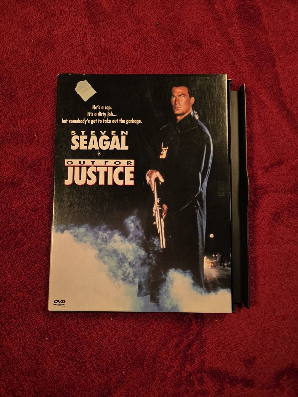 Out for Justice DVD Steven Seagal 1991 Warner Bros Snapcase Action Movie Region